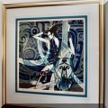 A06. Limited edition Serigraph "Sun of Phoenix" by Ting Shao Kuang. 79/300 